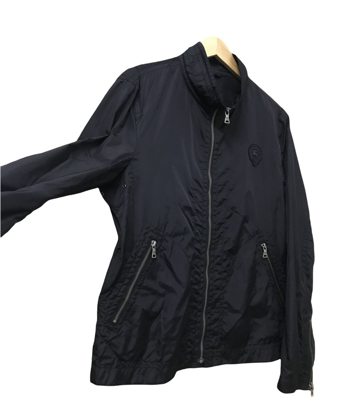 Burberry Vintage Burberry Bondage Nylon Light Jacket Black Size L / US 10 / IT 46 - 3 Thumbnail