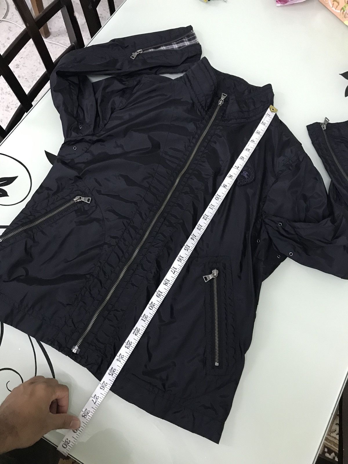 Burberry Vintage Burberry Bondage Nylon Light Jacket Black Size L / US 10 / IT 46 - 20 Thumbnail