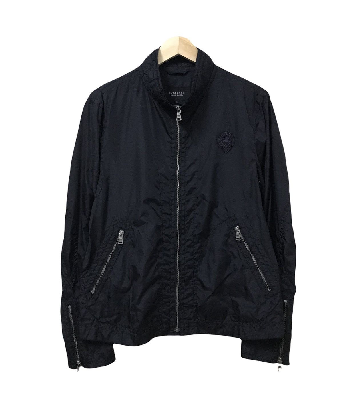 Burberry Vintage Burberry Bondage Nylon Light Jacket Black Size L / US 10 / IT 46 - 1 Thumbnail