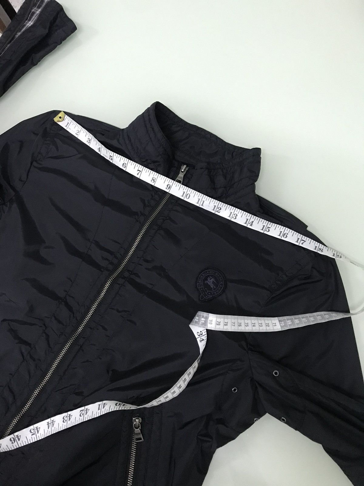 Burberry Vintage Burberry Bondage Nylon Light Jacket Black Size L / US 10 / IT 46 - 21 Thumbnail