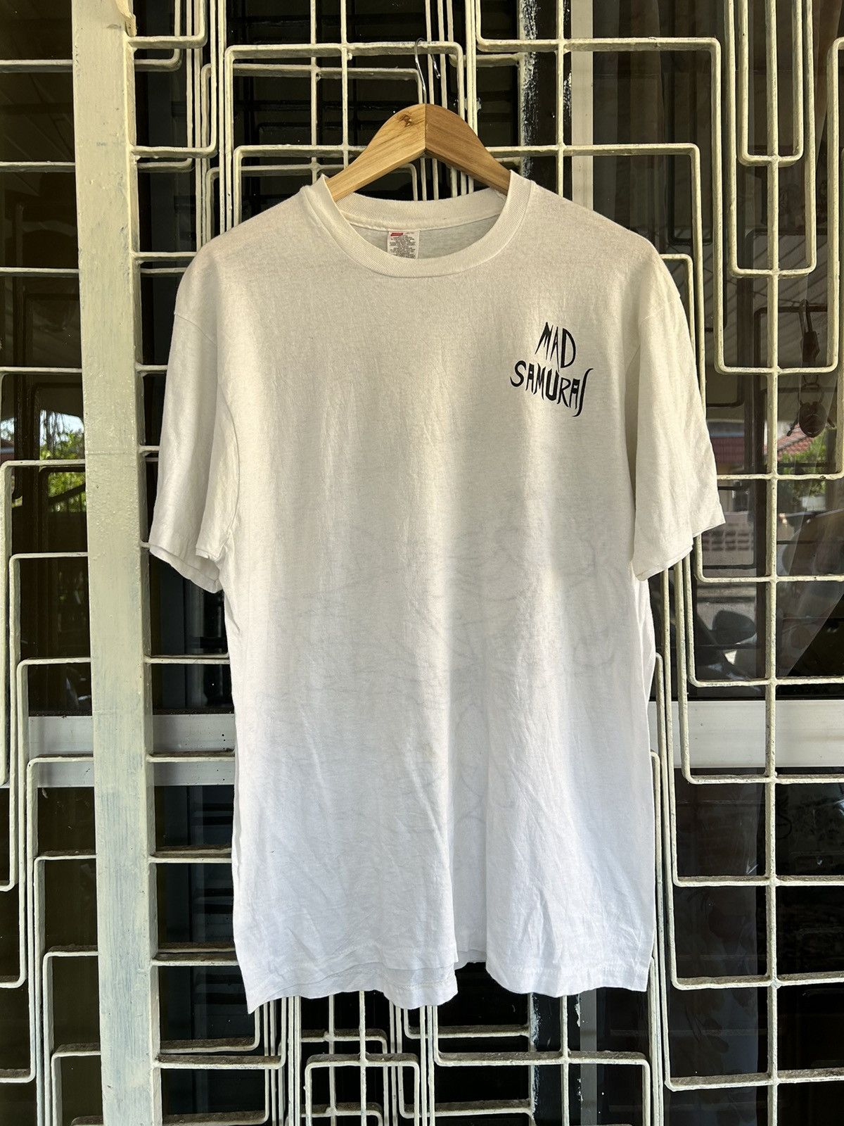 Anime RARE🔥 VINTAGE MAD SAMURAI SHIRT Size US L / EU 52-54 / 3 - 3 Thumbnail