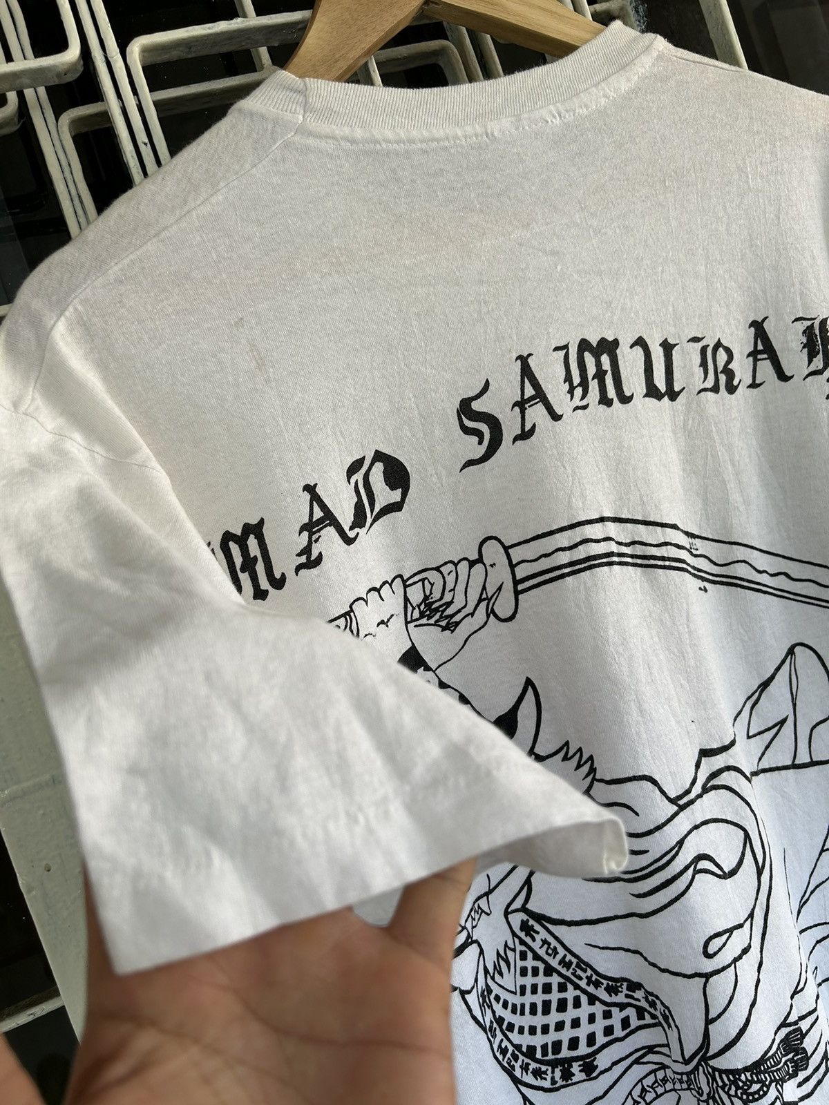 Anime RARE🔥 VINTAGE MAD SAMURAI SHIRT Size US L / EU 52-54 / 3 - 8 Thumbnail