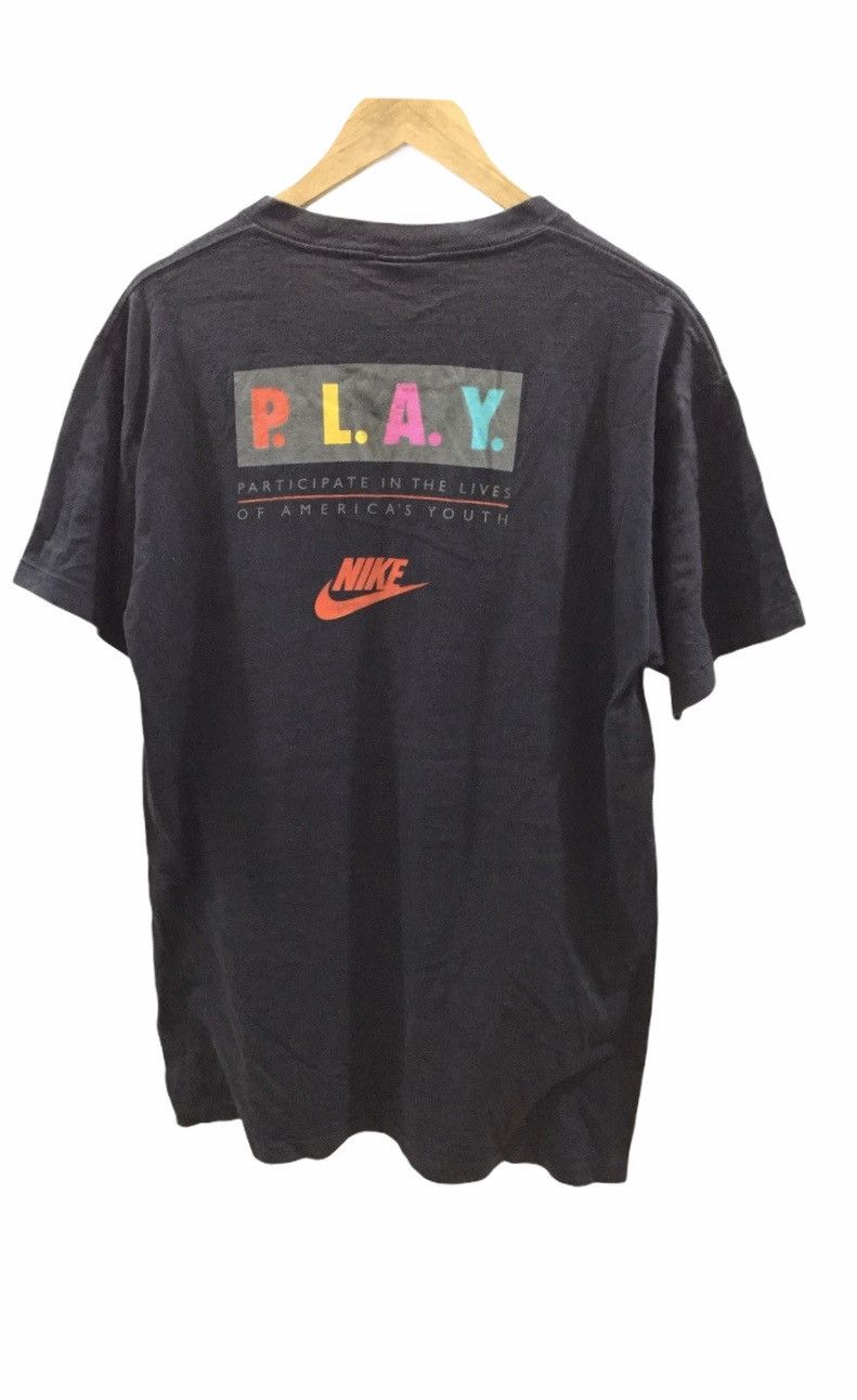 Nike 🔥90’s Nike PLAY Andre Agassi rainbow grey tag Made in USA Size US M / EU 48-50 / 2 - 2 Thumbnail