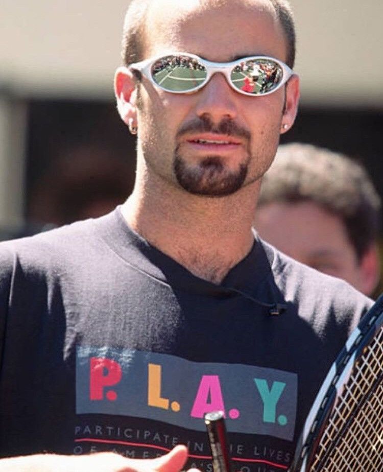 andre agassi nike clothing