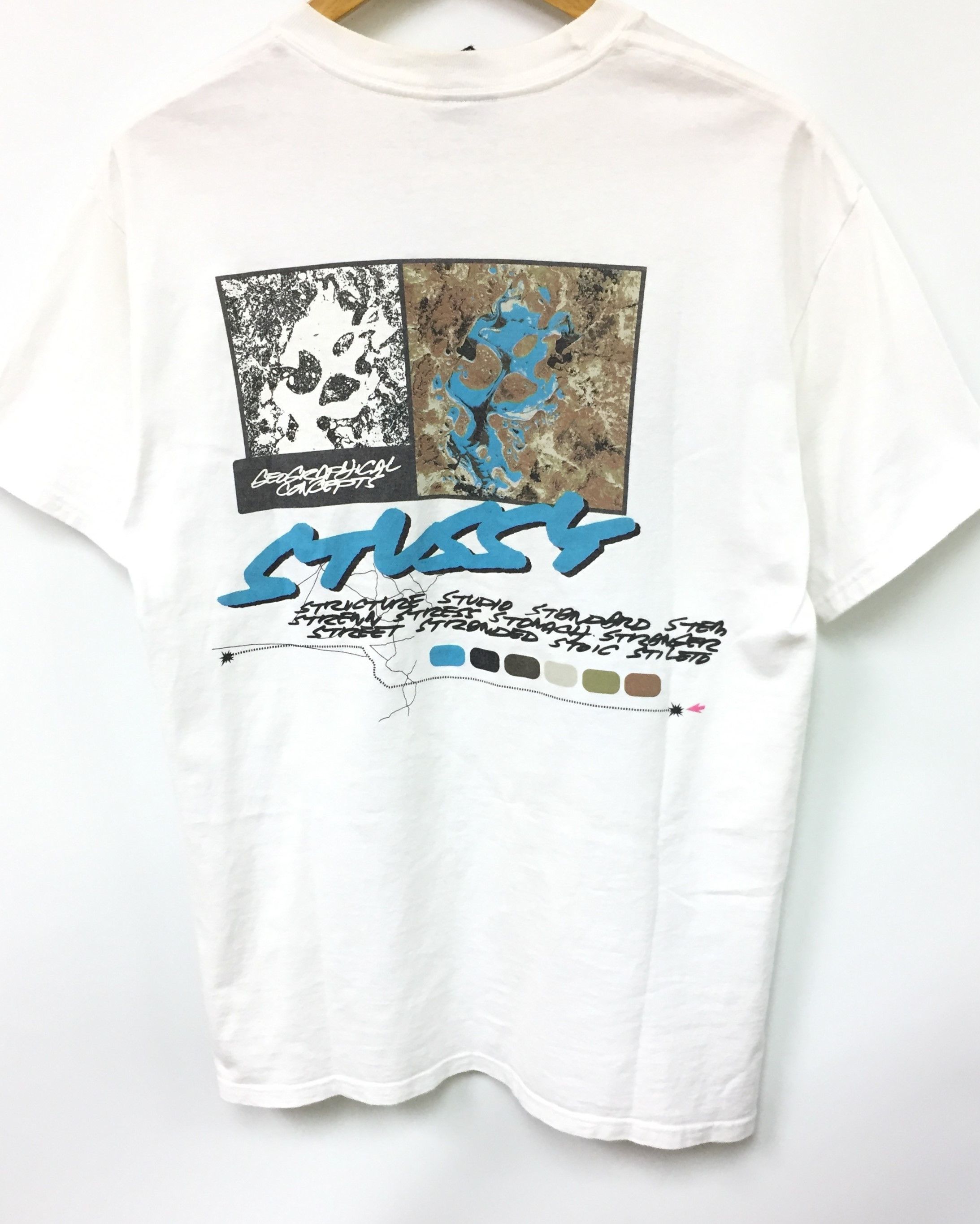 Futura × Supreme SS08 STUSSY x FUTURA tee Size US M / EU 48-50 / 2 - 2 Thumbnail