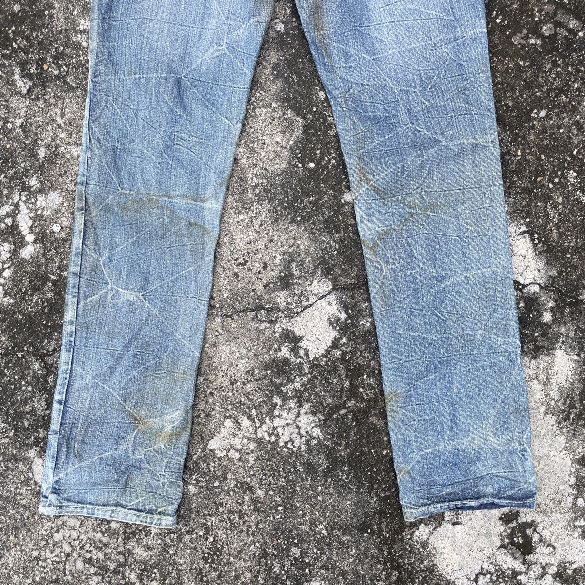Other Vintage Unbranded Skulls Denim Jeans Size 34" / US 12 / IT 48 - 10 Thumbnail
