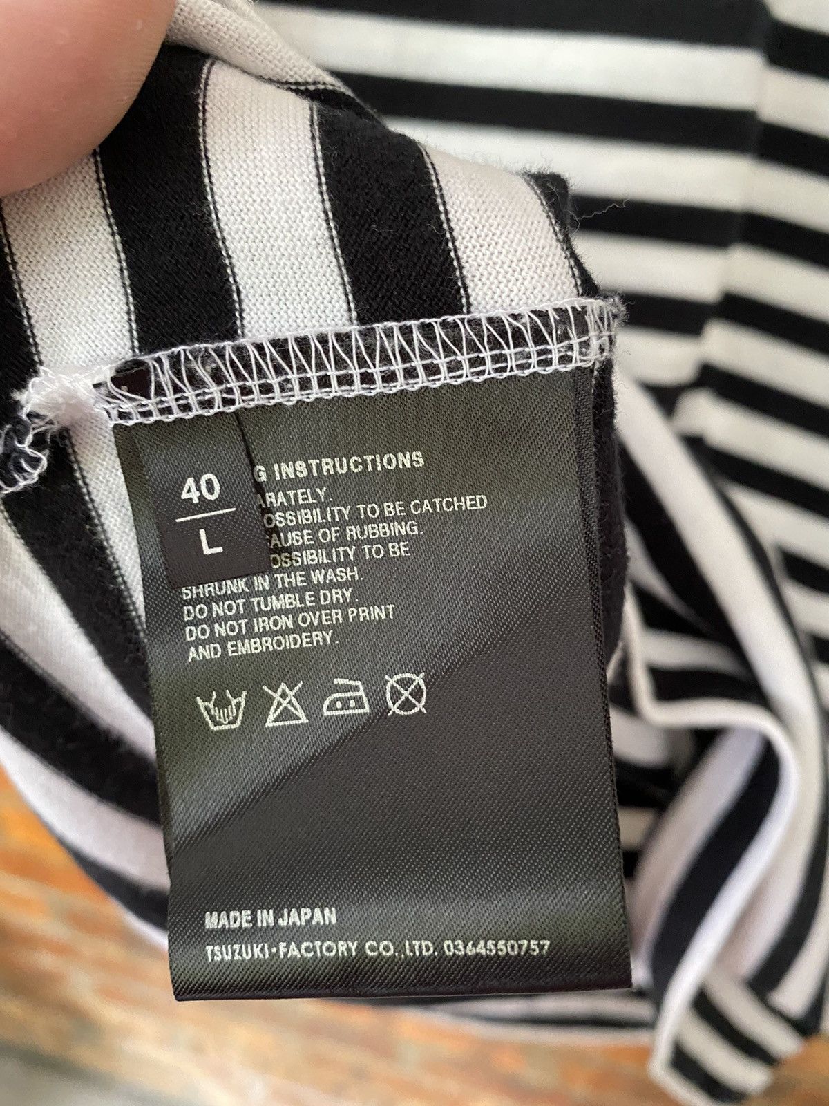 PHENOMENON SS14 Phenomenon experimental border stripe tee Size US M / EU 48-50 / 2 - 7 Thumbnail