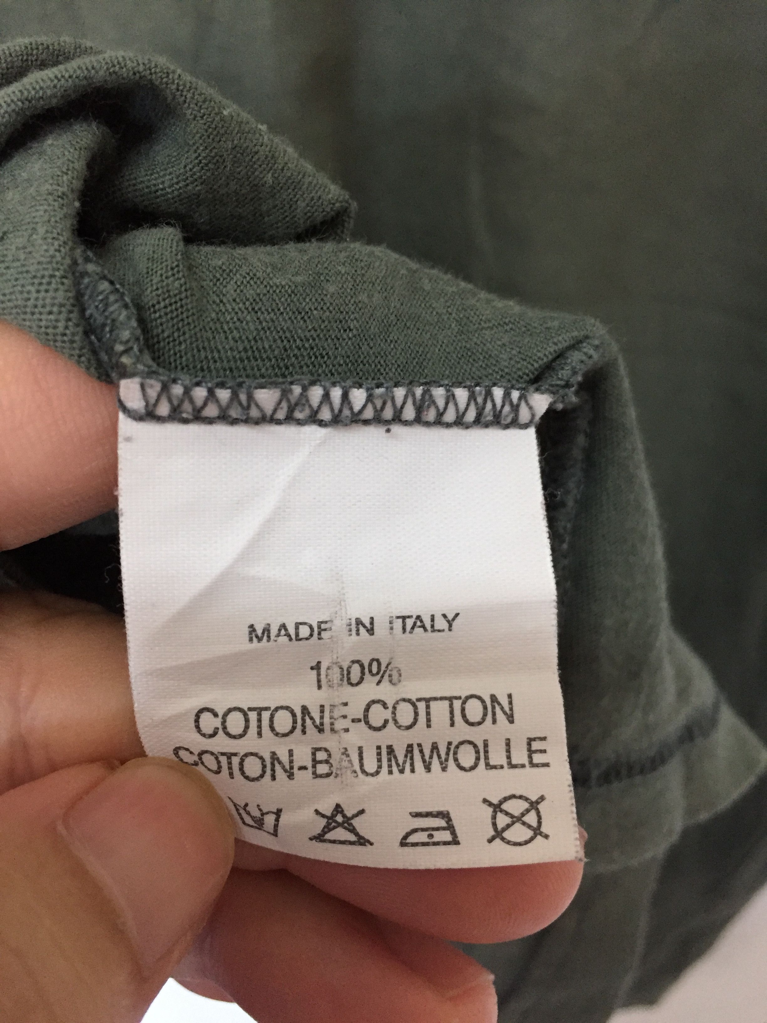 Maison Margiela 90's Aids Olive by Miss deanna hand printing Size US S / EU 44-46 / 1 - 6 Thumbnail