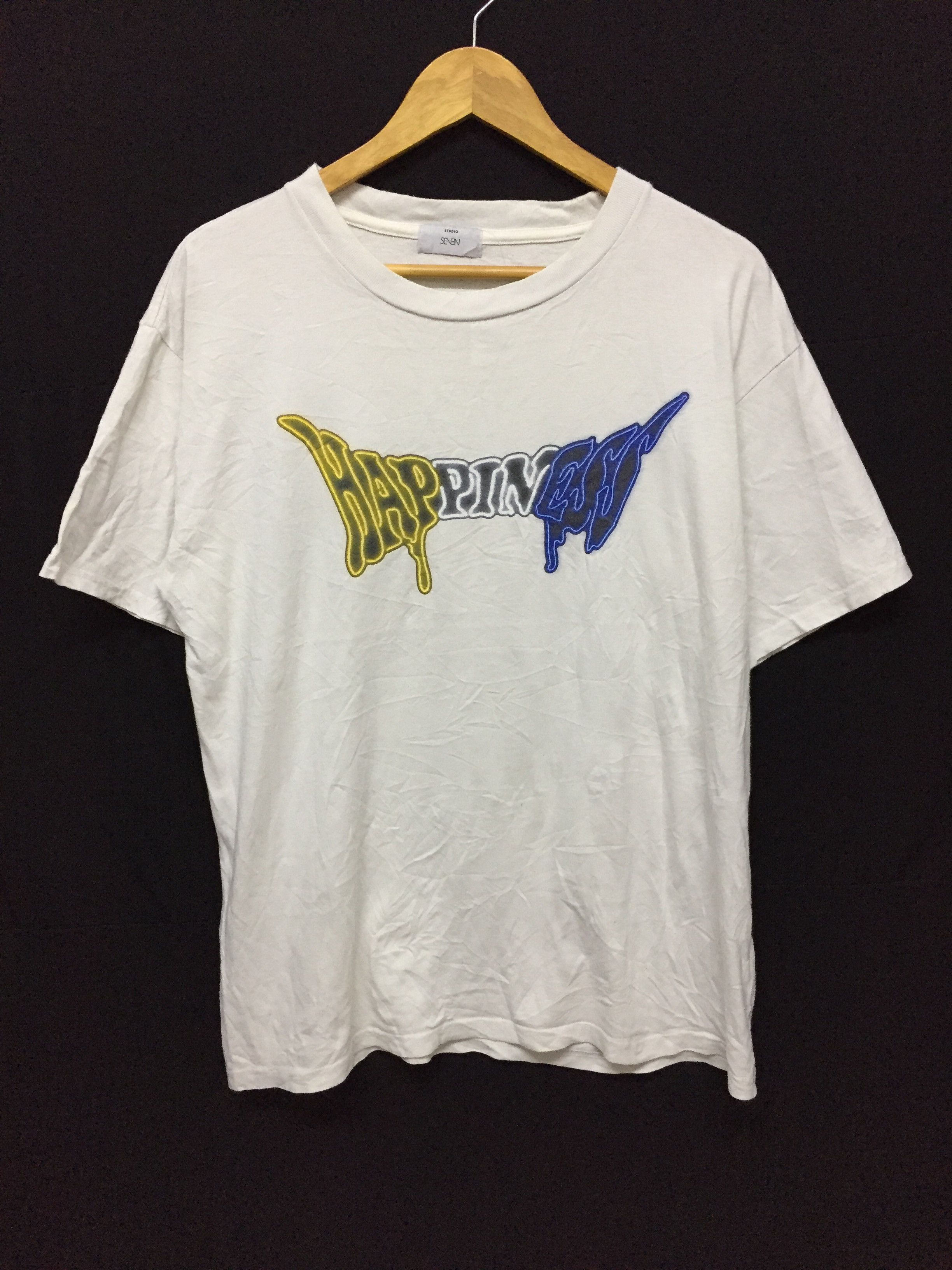 Japanese Brand Studio 7 happiness neon tee Size US L / EU 52-54 / 3 - 1 Thumbnail