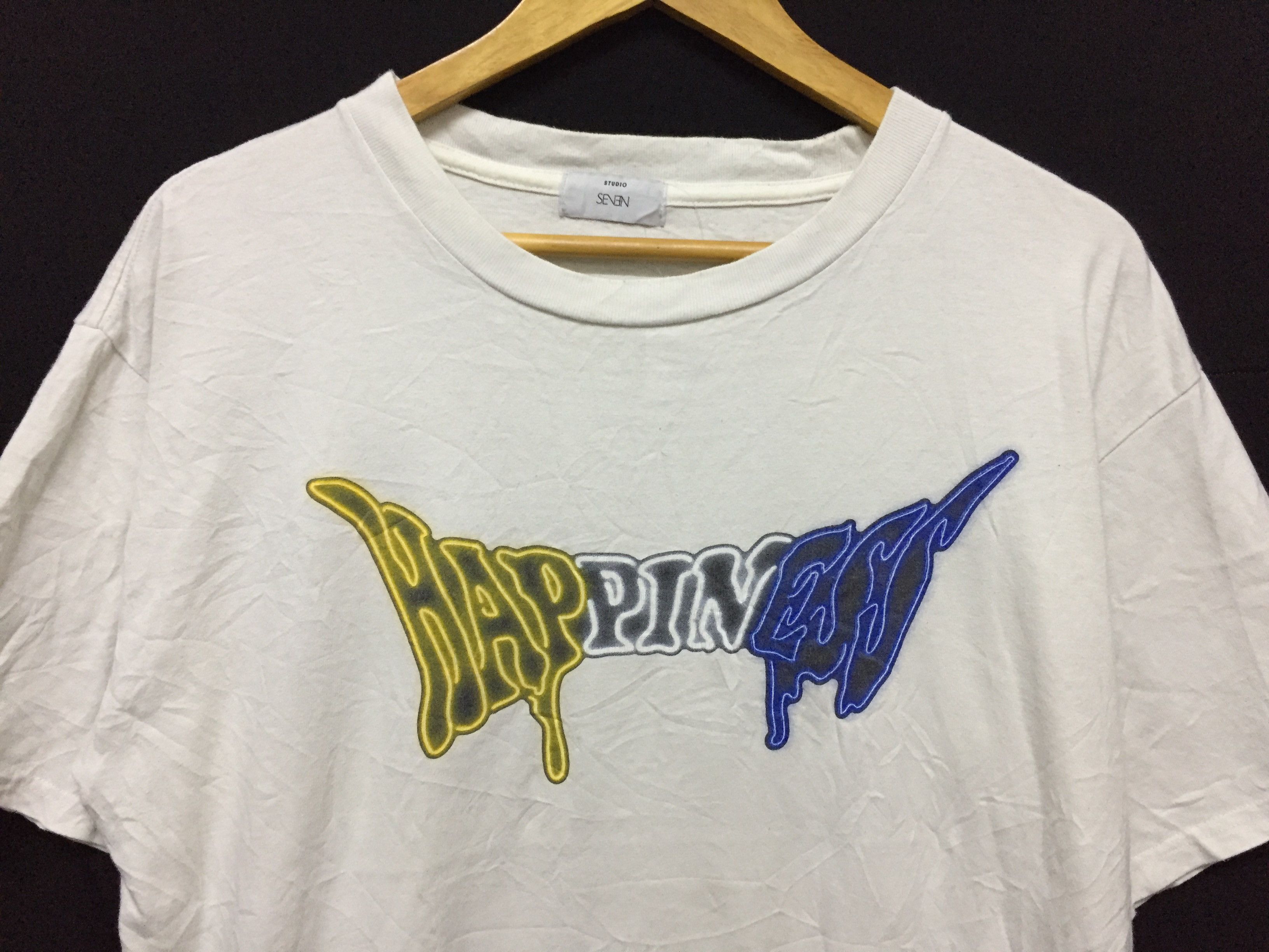 Japanese Brand Studio 7 happiness neon tee Size US L / EU 52-54 / 3 - 2 Thumbnail