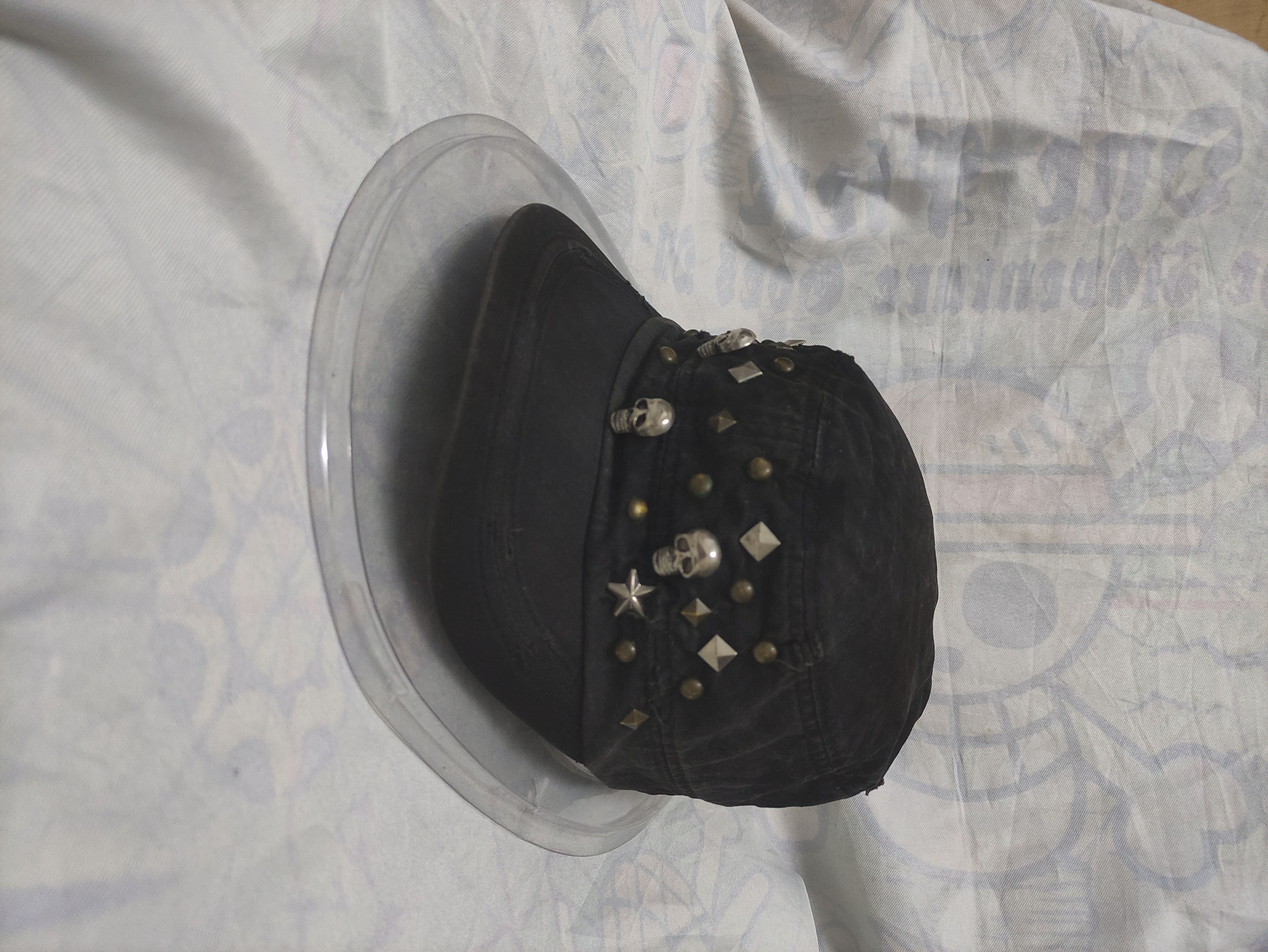 image of Skulls Punk Skull Rivet Army Cap Style, Men's