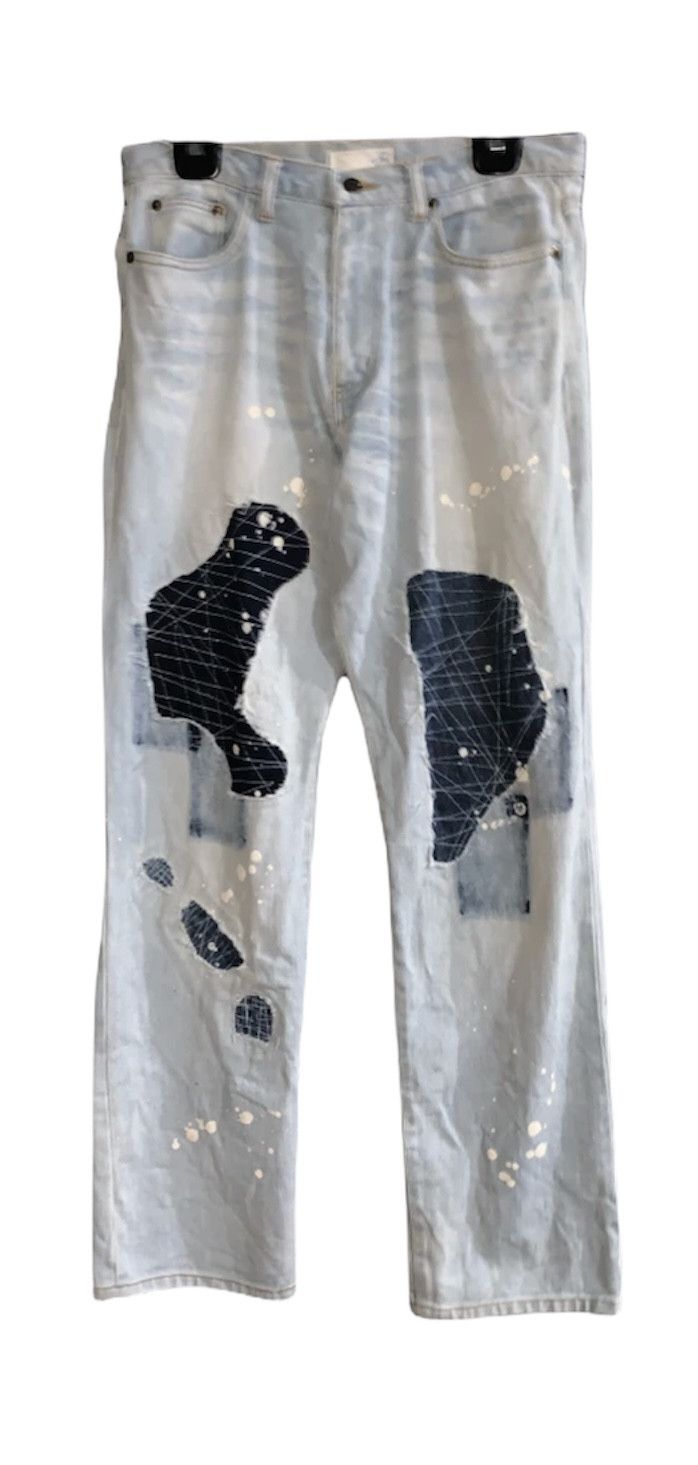 Vintage Vintage Tettsu 18 Designer Patchwork Painter Denim Jeans Size US 32 / EU 48 - 1 Thumbnail