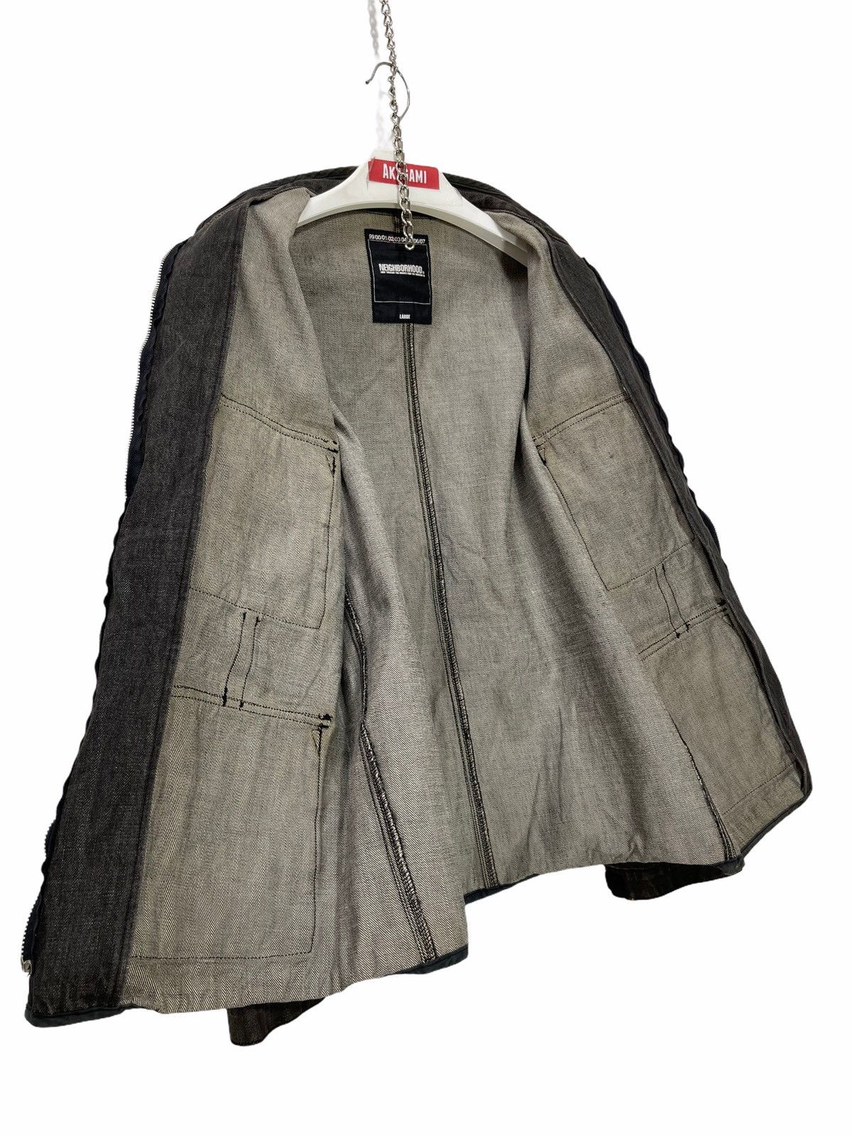 Neighborhood Y2K 2002 Neighborhood Denim Cargo Utility Jacket 2🟩4 Size US L / EU 52-54 / 3 - 8 Thumbnail