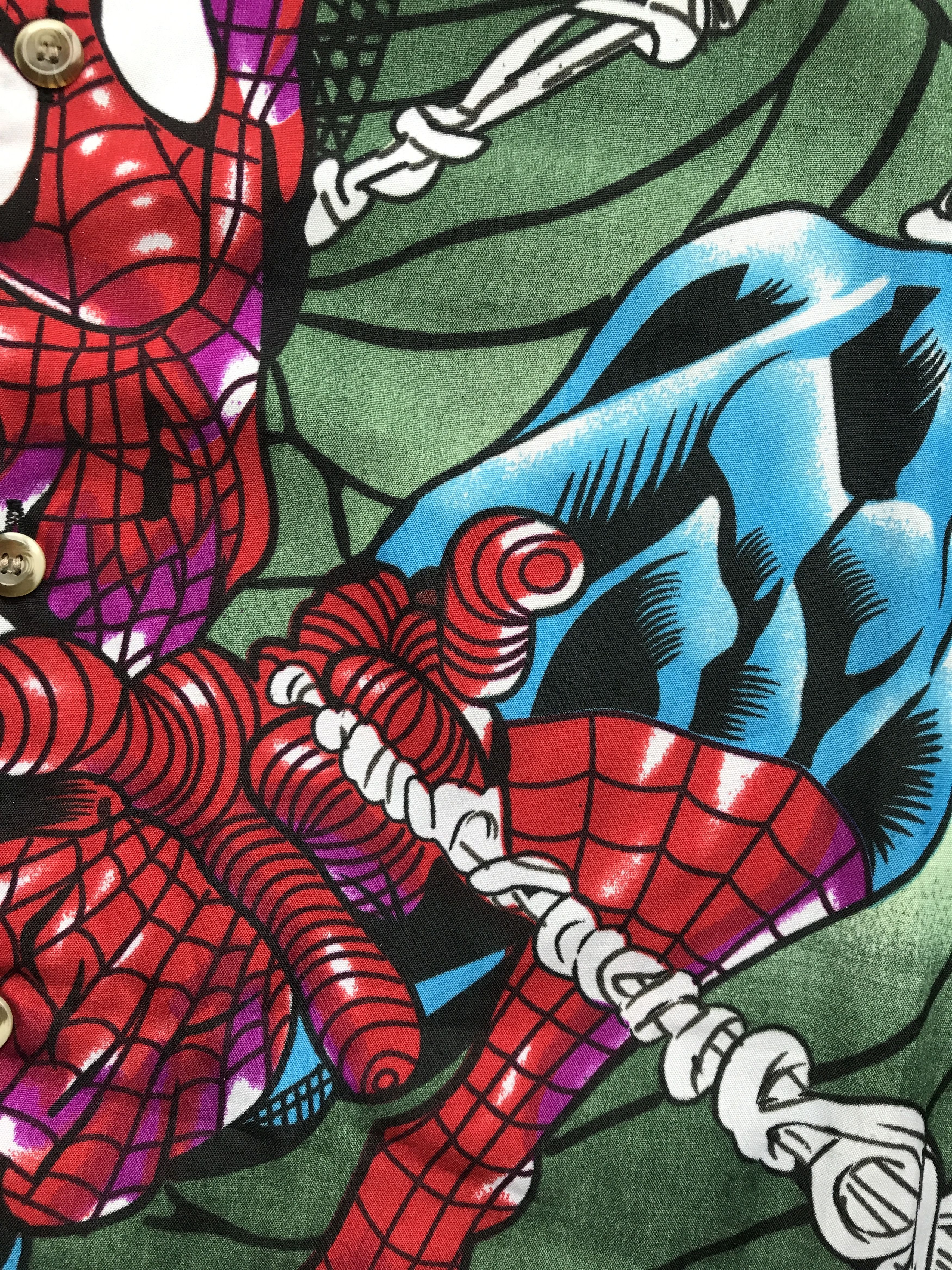 Marvel Comics Vintage rare Spiderman Shirt Size US XL / EU 56 / 4 - 4 Thumbnail