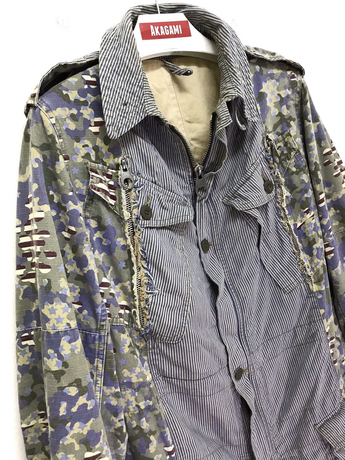 Japanese Brand Vtg Miharayasuhiro Recon Hickory Camo Military Jacket 6🟩9 Size US M / EU 48-50 / 2 - 4 Thumbnail