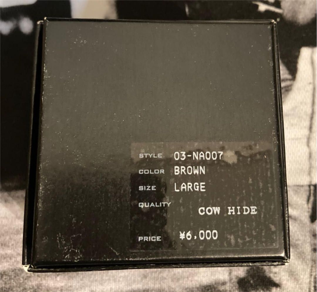 Number (N)ine Heart Tears Cowhide Leather Bracelet Size ONE SIZE - 6 Thumbnail