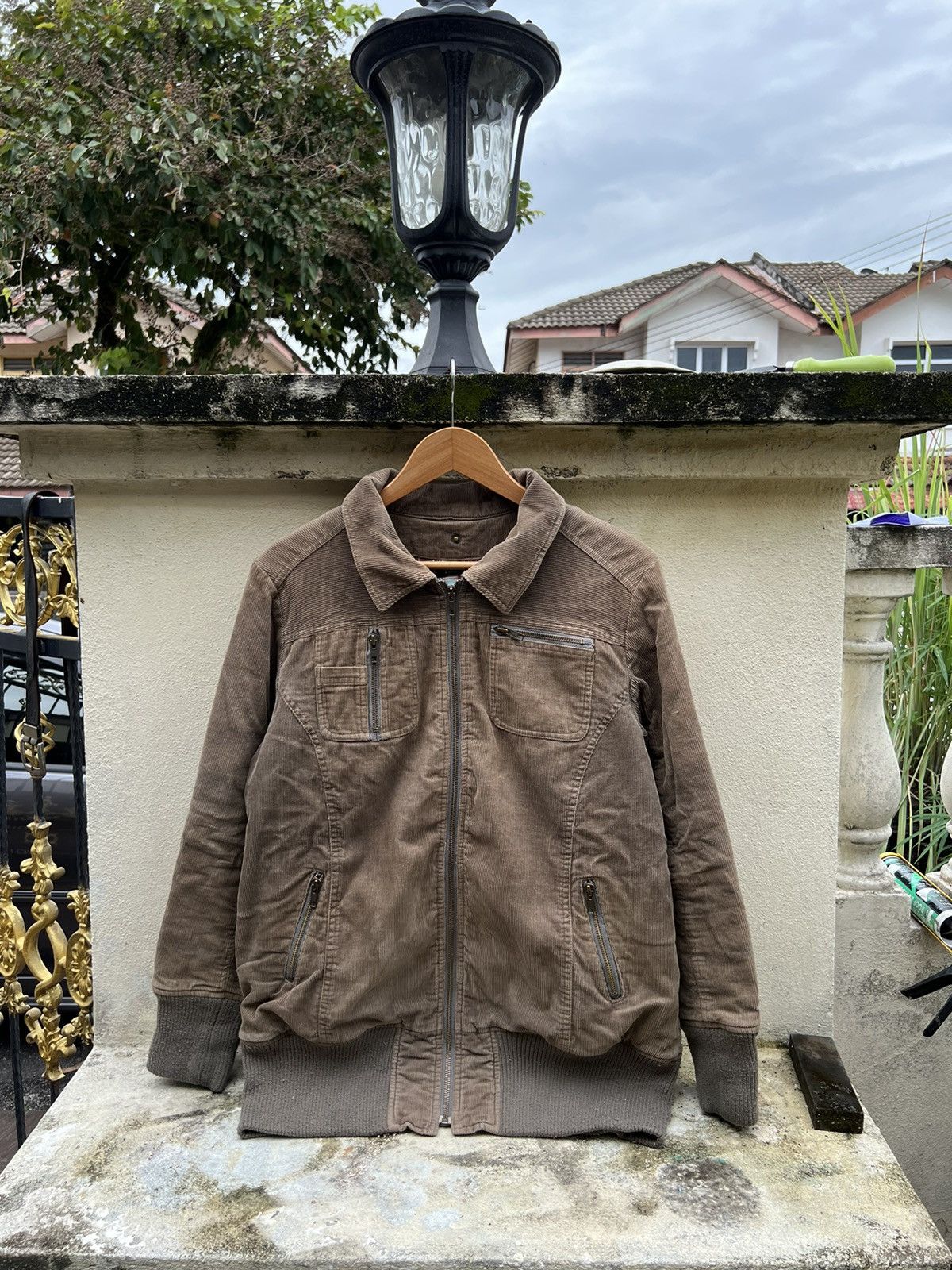 Designer × Vintage Vintage Livre Claire Corduroi Zipper Jacket Size US L / EU 52-54 / 3 - 1 Thumbnail