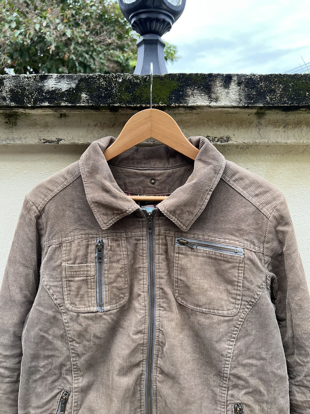 Designer × Vintage Vintage Livre Claire Corduroi Zipper Jacket Size US L / EU 52-54 / 3 - 6 Thumbnail