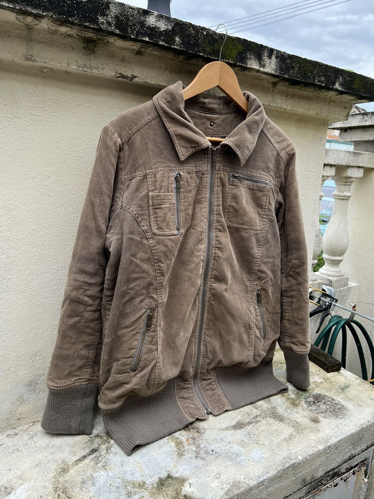 Designer × Vintage Vintage Livre Claire Corduroi Zipper Jacket Size US L / EU 52-54 / 3 - 2 Thumbnail