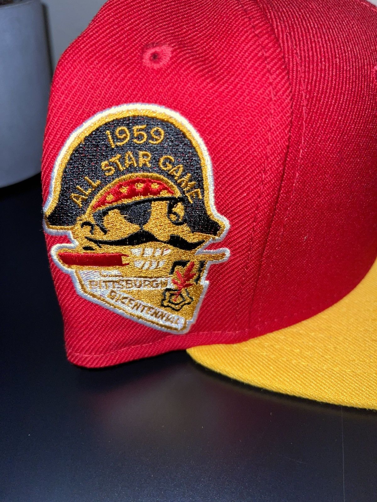 New Era Pittsburgh Pirates 1959 Allstar game Side Patch Fitted Hat Size ONE SIZE - 2 Thumbnail