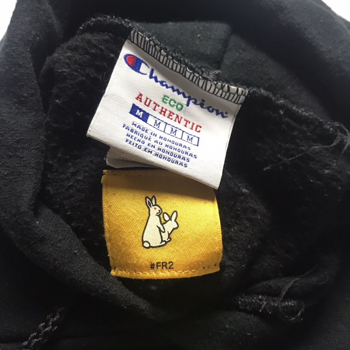 FR2 Fucking Rabbit FR2 x Champion “Caution” Hoodie Size US M / EU 48-50 / 2 - 7 Thumbnail