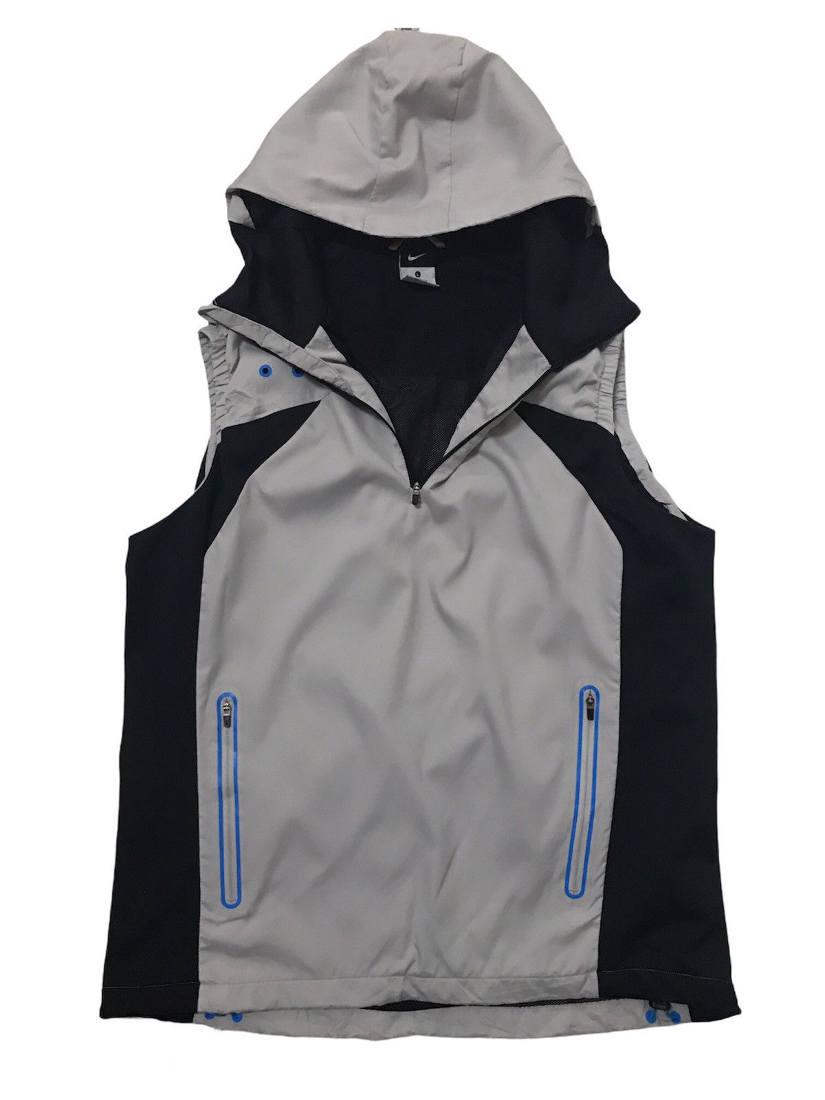 Nike × Vintage Y2K Nike Hoodie Vest Size US L / EU 52-54 / 3 - 2 Thumbnail