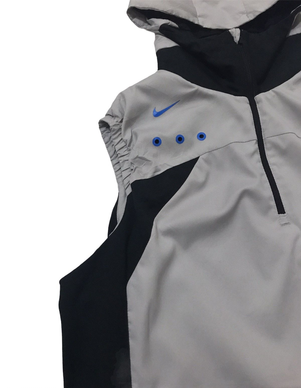 Nike × Vintage Y2K Nike Hoodie Vest Size US L / EU 52-54 / 3 - 4 Thumbnail