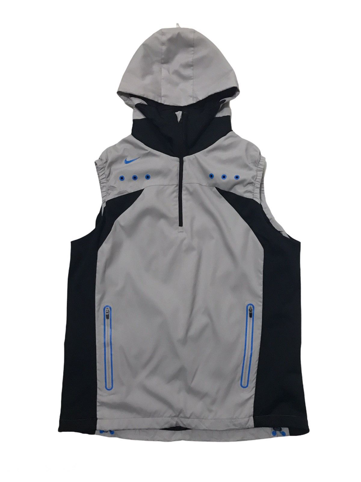 Nike × Vintage Y2K Nike Hoodie Vest Size US L / EU 52-54 / 3 - 1 Thumbnail