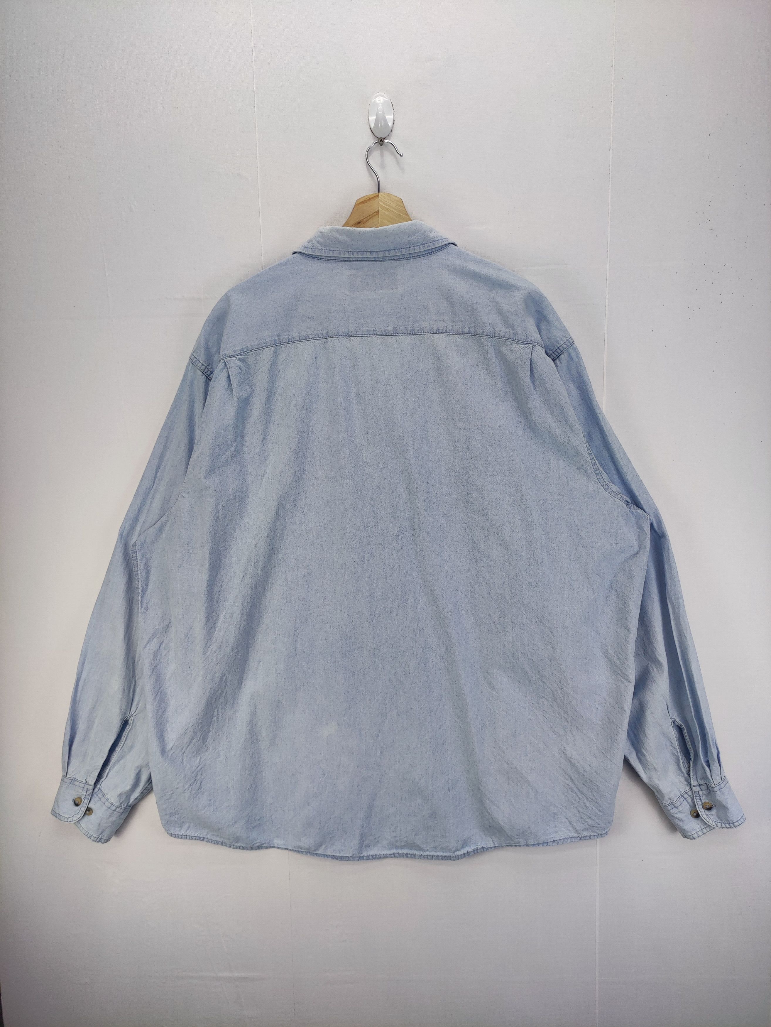 Wrangler Vintage Wrangler Shirt Button Up Big Size Size US XXL / EU 58 / 5 - 7 Thumbnail