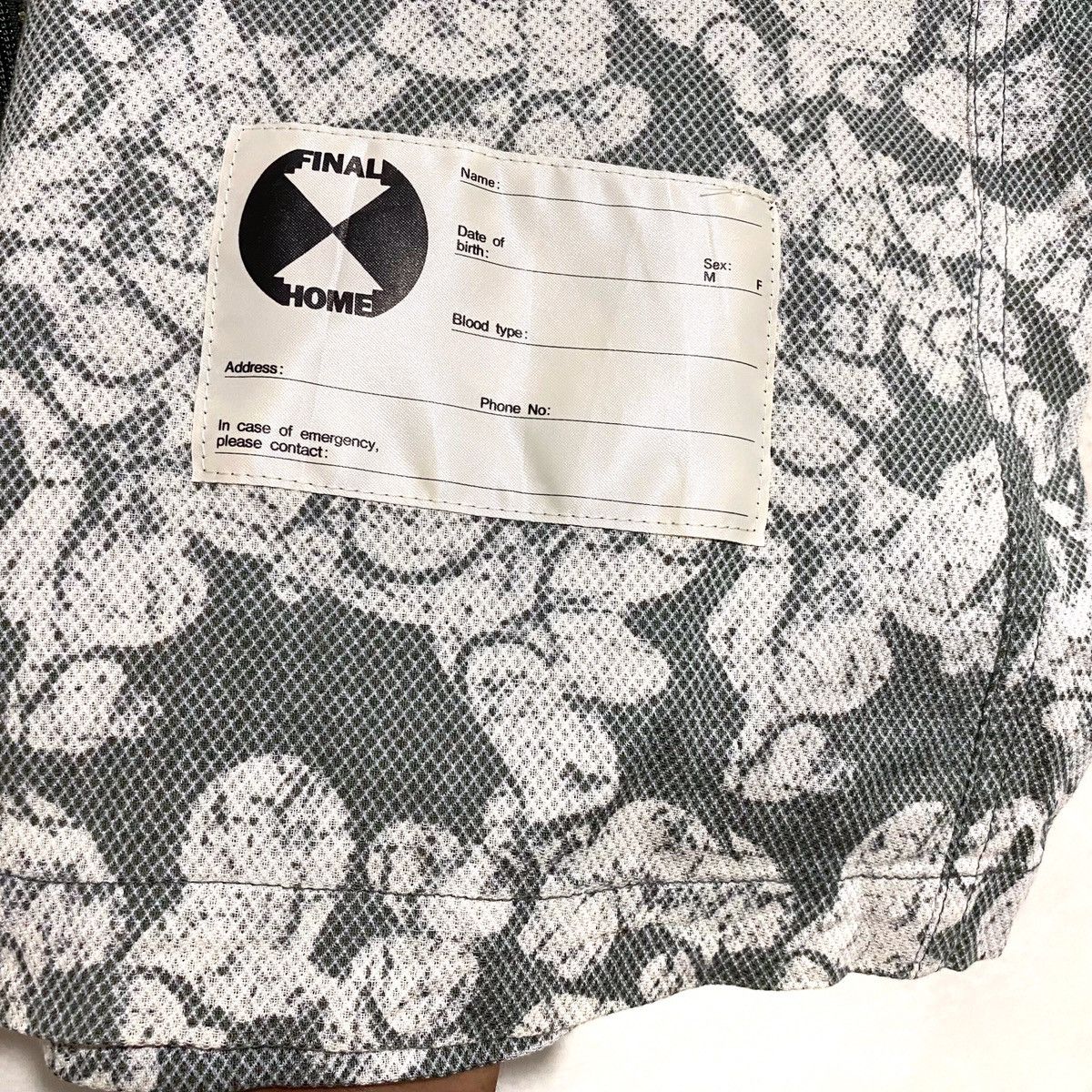 Final Home Rare SAMPLE Product FINAL HOME survival Zipper Up Size US M / EU 48-50 / 2 - 6 Thumbnail