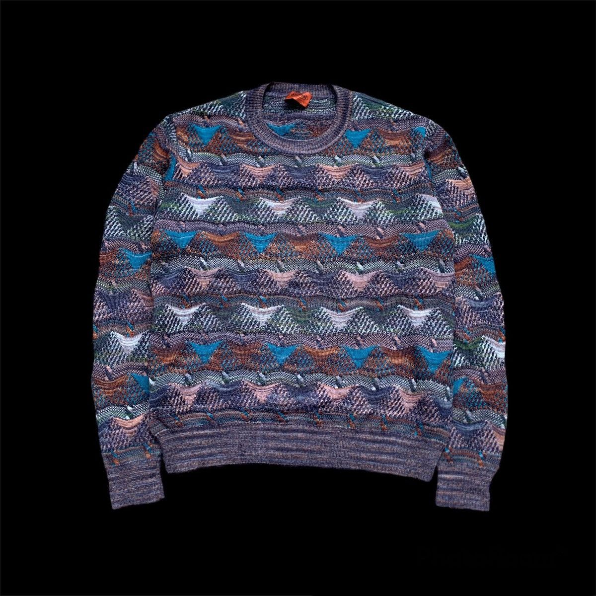 Missoni Vintage Missoni Wool Knitewear Size US XL / EU 56 / 4 - 4 Thumbnail