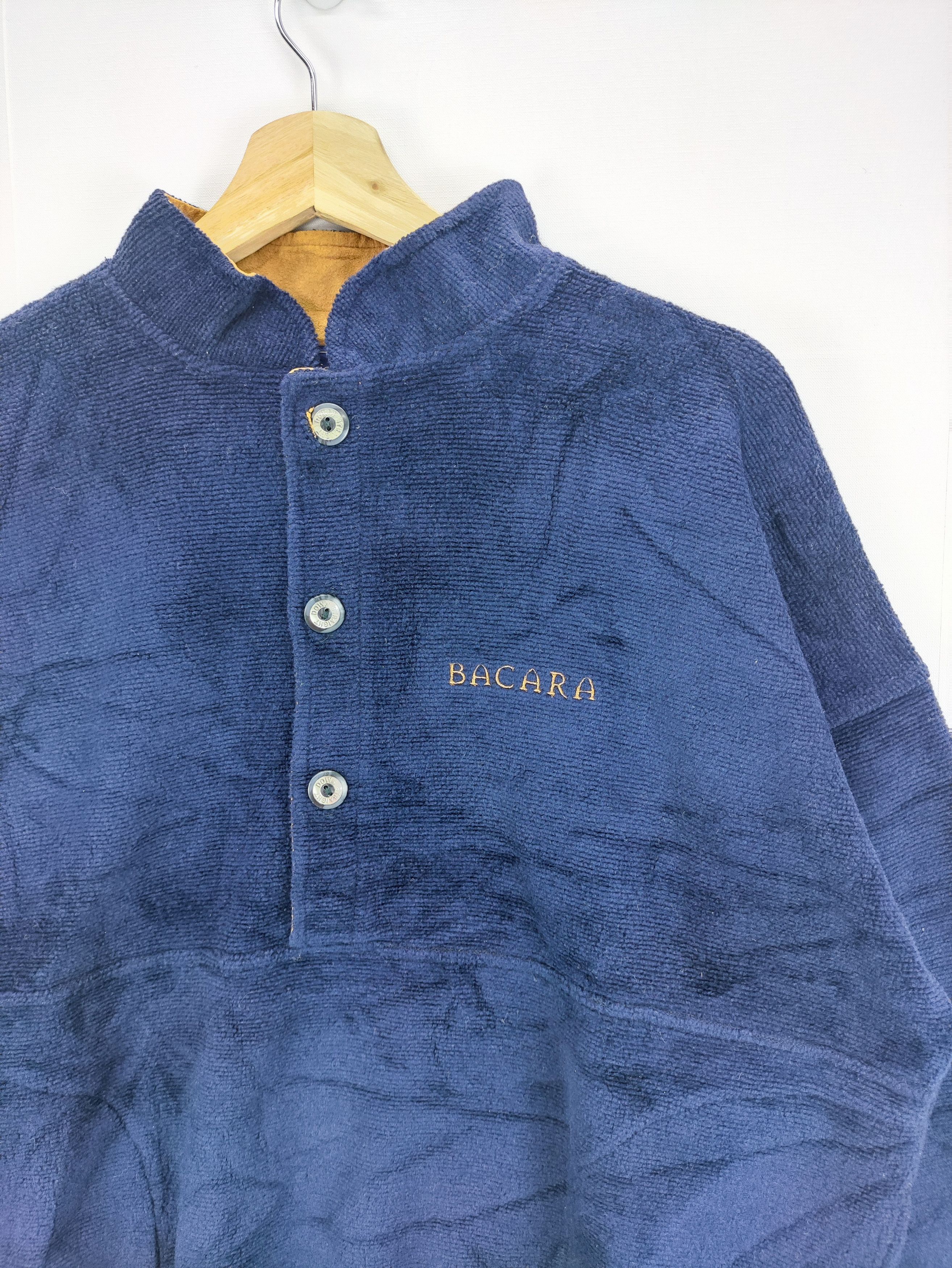 Japanese Brand Vintage Bacara Sweaters Half Button Size US XL / EU 56 / 4 - 2 Thumbnail