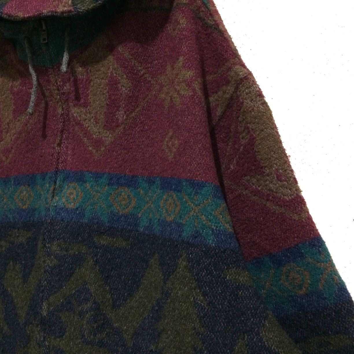 Aztech Mountain Vintage LL bean Portugal Wool Leather Hoodie Winter Jacket Size US XL / EU 56 / 4 - 3 Thumbnail