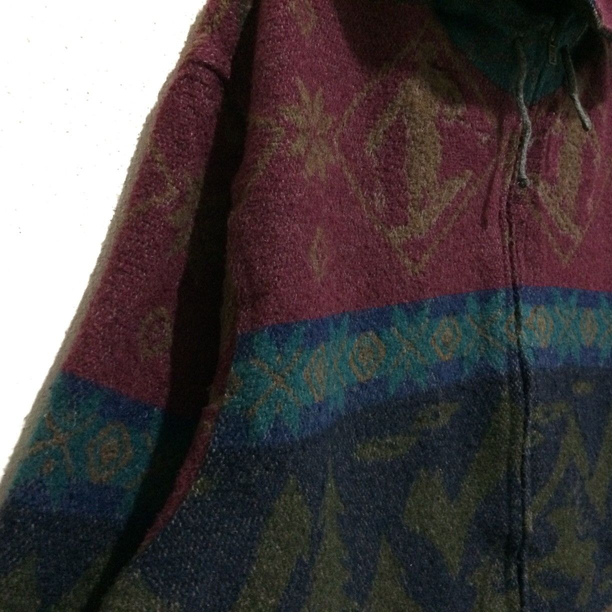 Aztech Mountain Vintage LL bean Portugal Wool Leather Hoodie Winter Jacket Size US XL / EU 56 / 4 - 2 Thumbnail