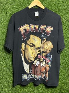 Vintage 90s Bootleg Rap Tee Puff Daddy Mase Notorious BIG Mens XL