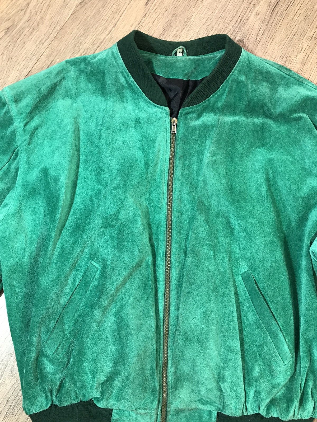 Vintage Vintage Leather Bomber Jacket size XL Size US XL / EU 56 / 4 - 2 Thumbnail