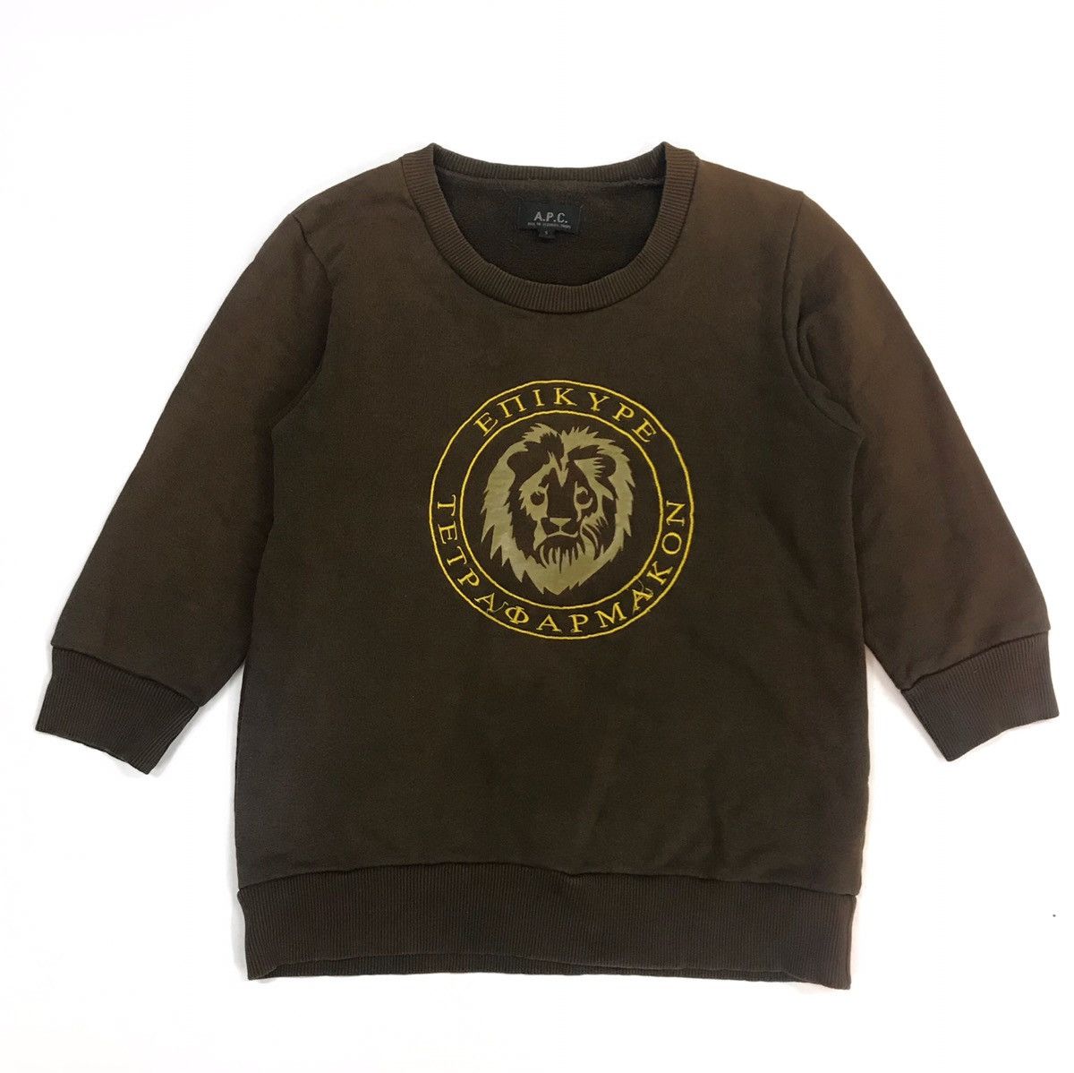 A.P.C. Vintage A.P.C Lion Sweatshirt Size S / US 4 / IT 40 - 1 Thumbnail