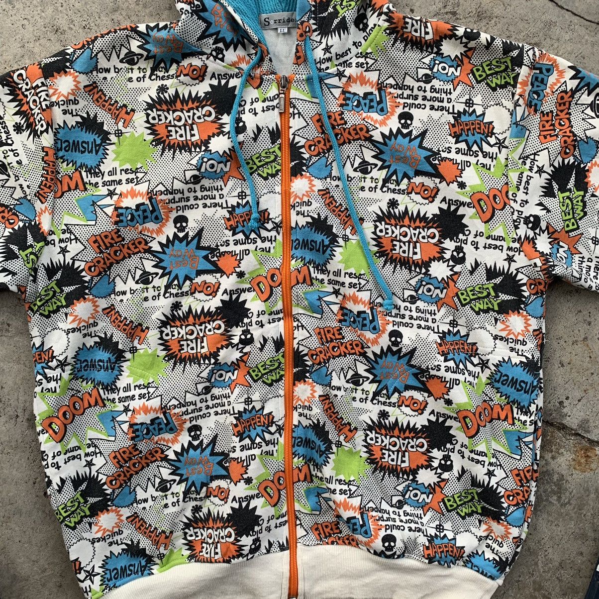 Japanese Brand Japanese brand Sorridere all printed hoodie jacket Size US XL / EU 56 / 4 - 8 Thumbnail