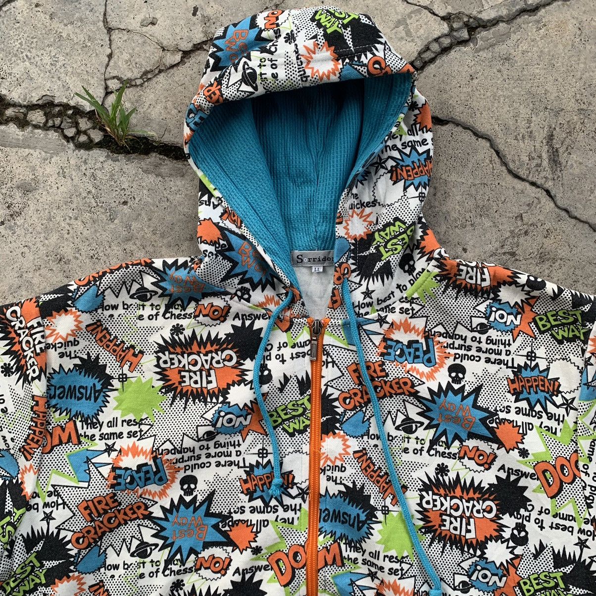 Japanese Brand Japanese brand Sorridere all printed hoodie jacket Size US XL / EU 56 / 4 - 7 Thumbnail