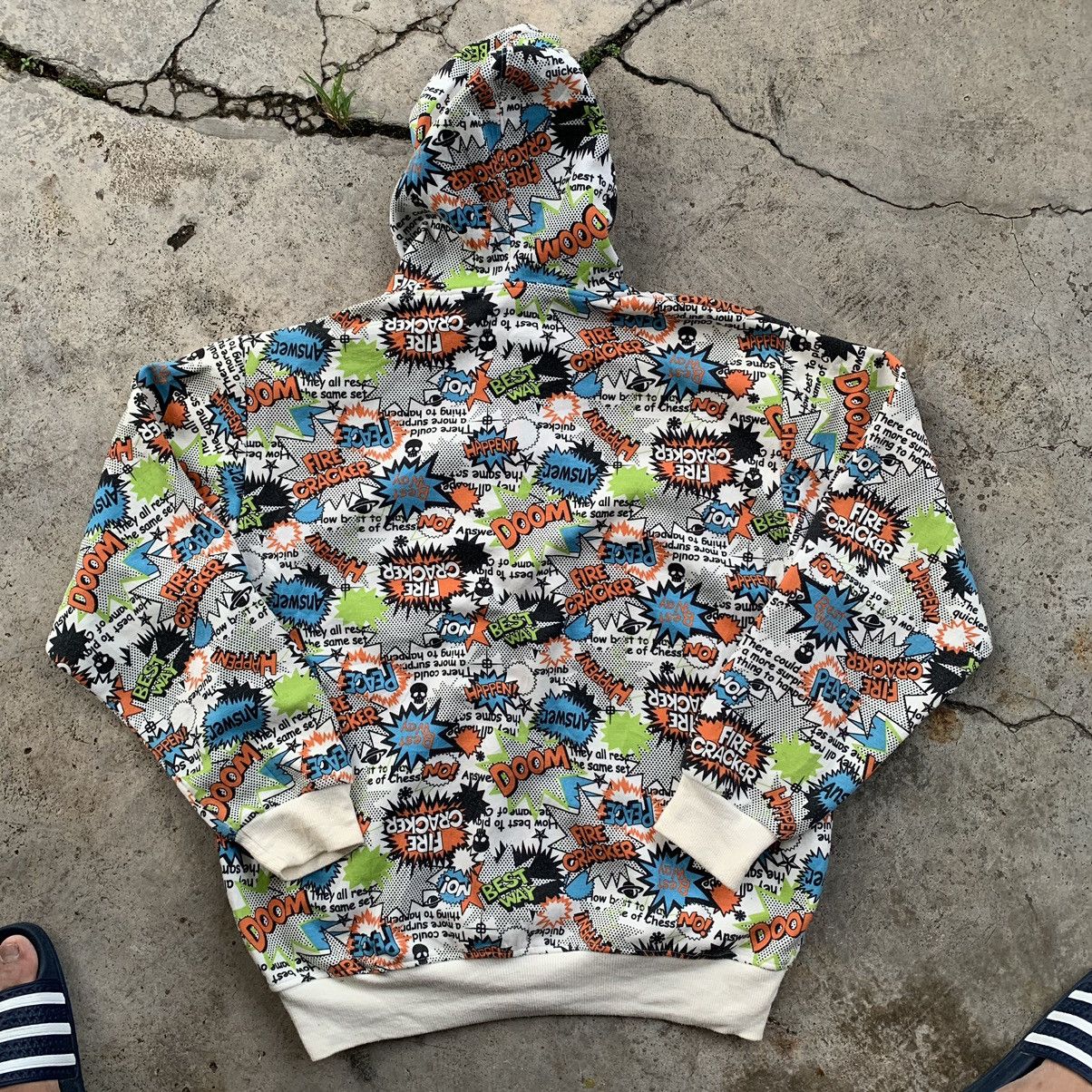 Japanese Brand Japanese brand Sorridere all printed hoodie jacket Size US XL / EU 56 / 4 - 14 Thumbnail