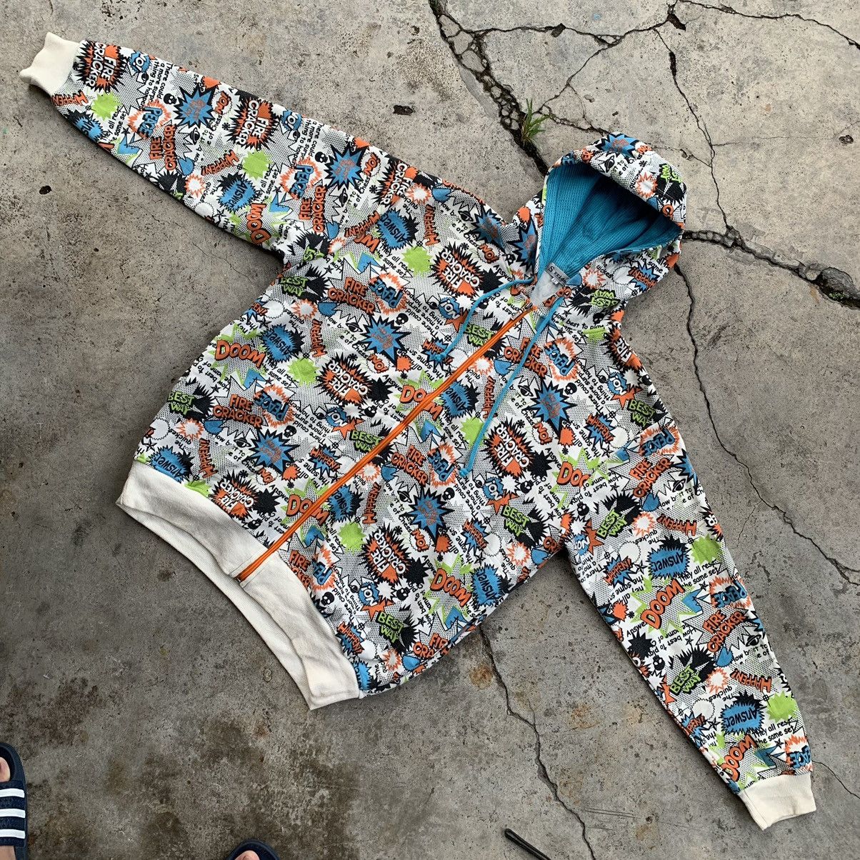 Japanese Brand Japanese brand Sorridere all printed hoodie jacket Size US XL / EU 56 / 4 - 3 Thumbnail