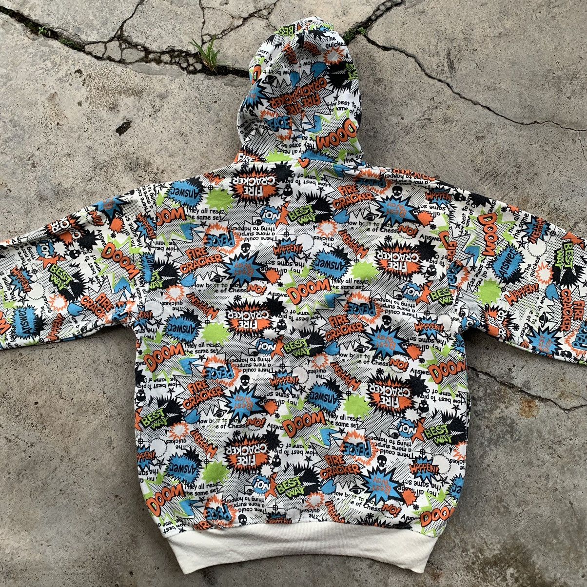 Japanese Brand Japanese brand Sorridere all printed hoodie jacket Size US XL / EU 56 / 4 - 2 Thumbnail