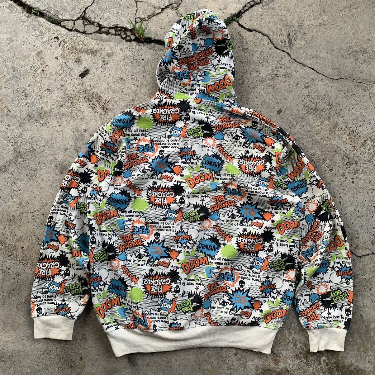Japanese Brand Japanese brand Sorridere all printed hoodie jacket Size US XL / EU 56 / 4 - 16 Thumbnail