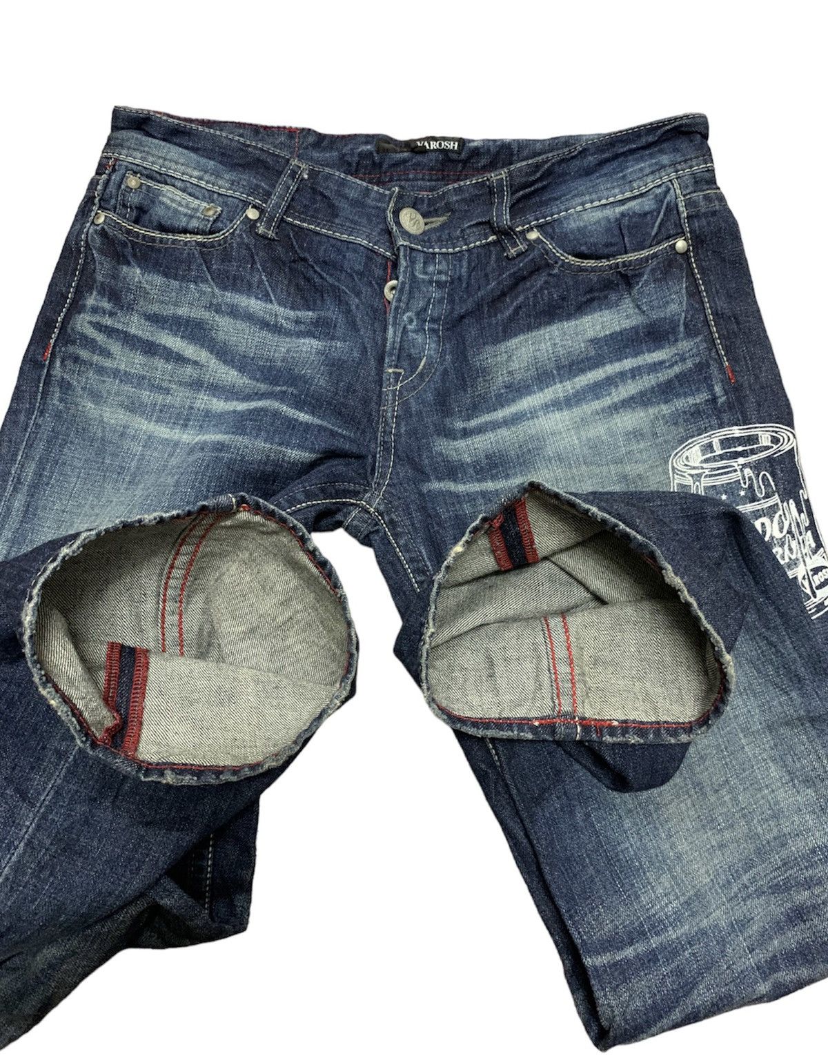 Vanquish FLARE VAROSH FREEDOM CALIFORNIA DENIM JEANS Size US 32 / EU 48 - 4 Thumbnail