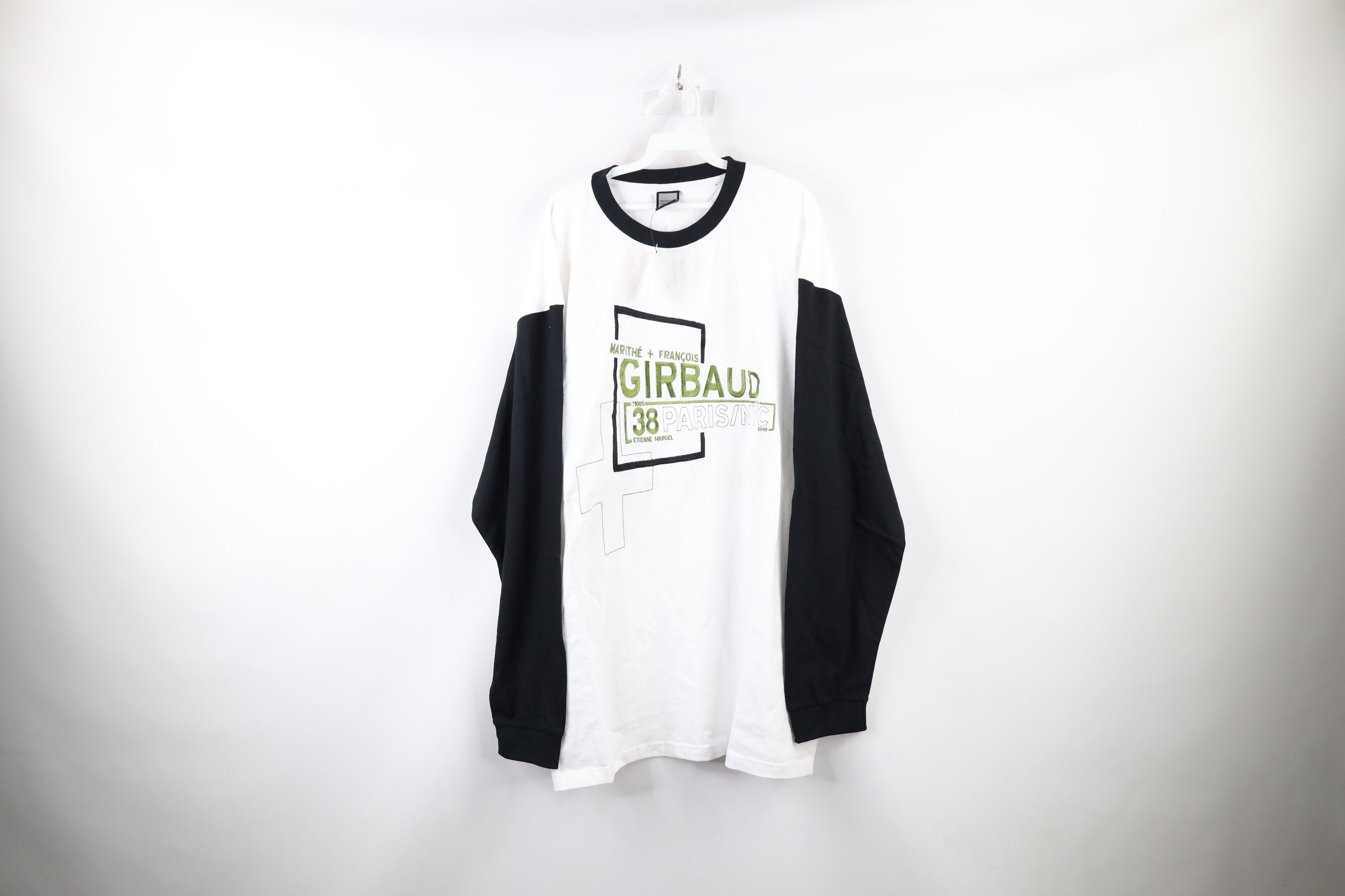 Marithe + Francois Girbaud × Vintage NOS Vintage 90s Marithe Francois Girbaud Long Sleeve T-Shirt Size US XXL / EU 58 / 5 - 1 Thumbnail