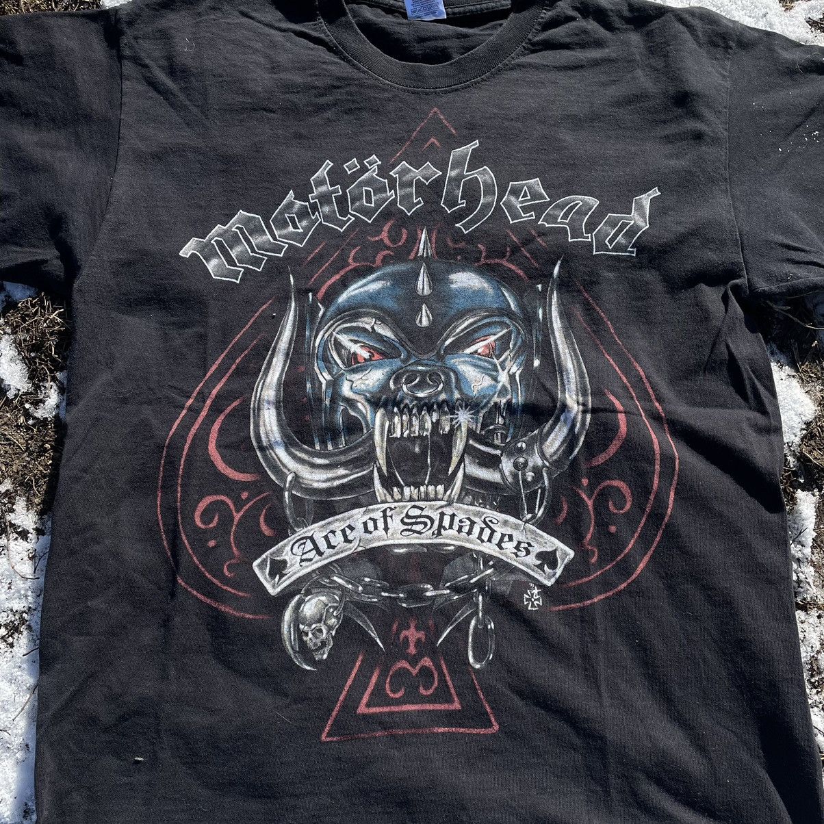 Vintage Vintage 90s Motorhead Graphic Band Tee Sun Faded Punk Boxy L Size US L / EU 52-54 / 3 - 1 Thumbnail