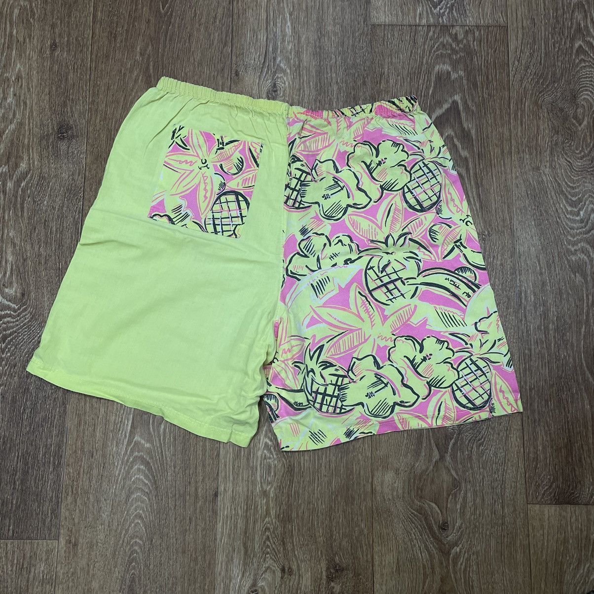 Vintage Vintage 90s Y2K Baggy Shorts All Over Print Rave Washed 34 Size US 34 / EU 50 - 5 Thumbnail