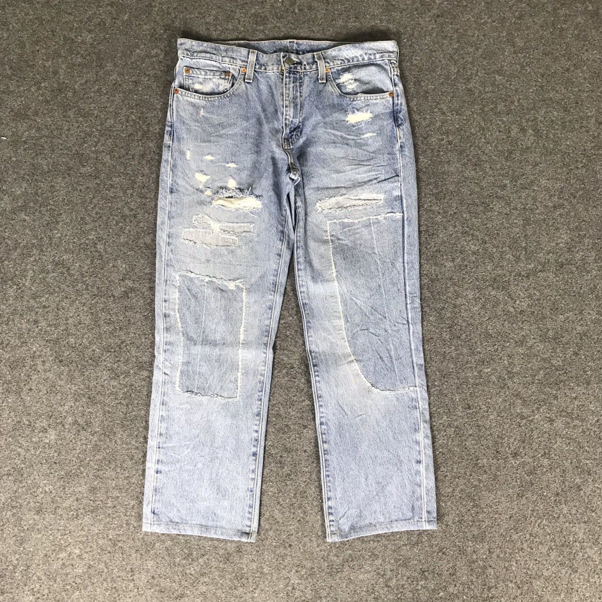 image of Perfect Faded Blue Levis Lot 511 Light Washed Denim in Light Blue, Men's (Size 32)
