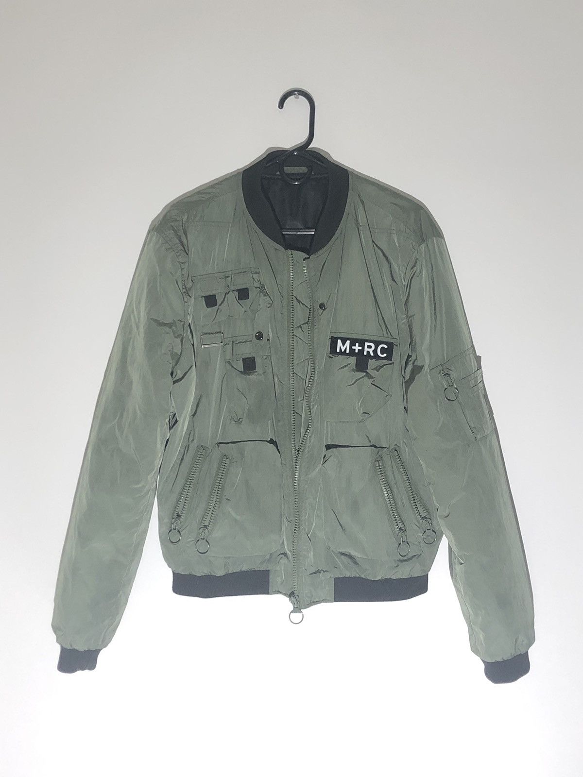 M+Rc Noir M+Rc Noir Green Tactical Bomber Jacket | Grailed