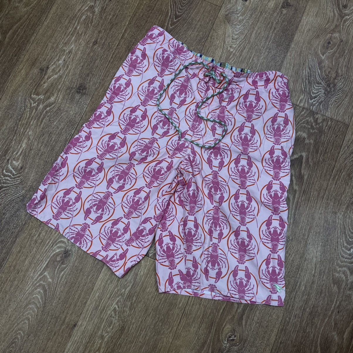 Vintage Vintage 90s Y2K Baggy Shorts All Over Print Swim Grunge 32 Size US 32 / EU 48 - 3 Thumbnail